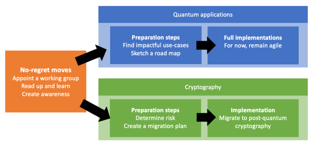 what steps can businesses companies take in quantum professionals guide 1